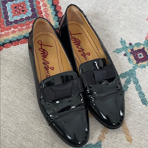 Lanvin Satin Bow patent leather loafers - Picture 3 of 10